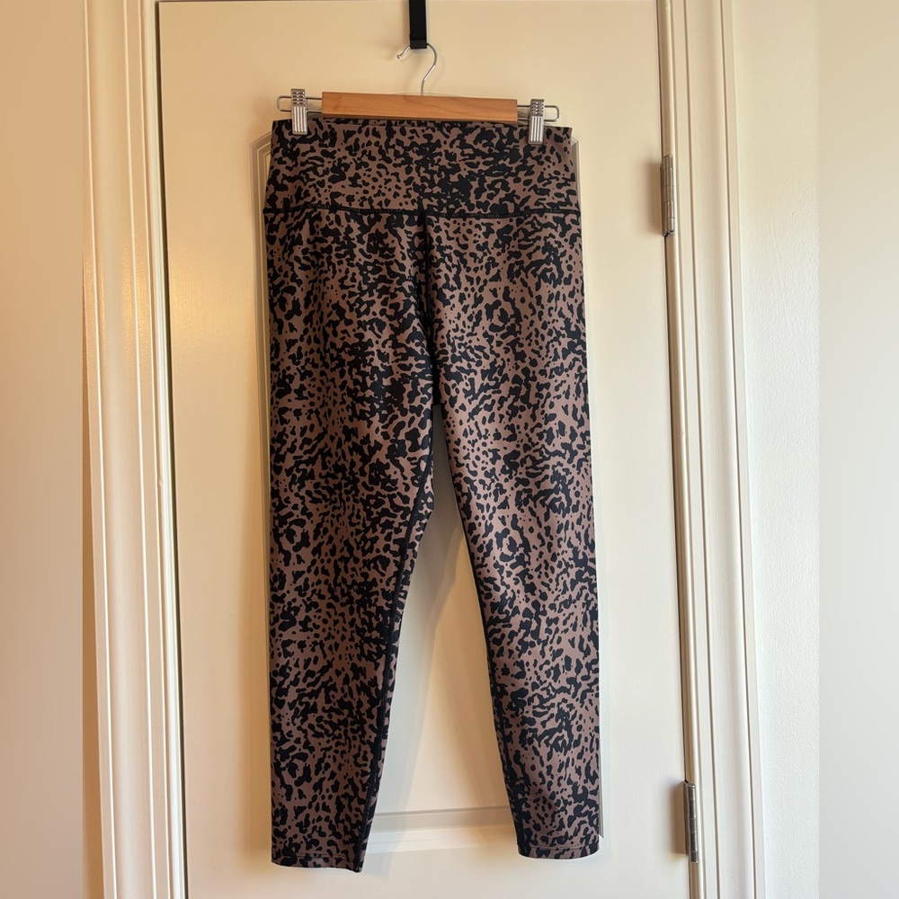 Sage animal print leggings